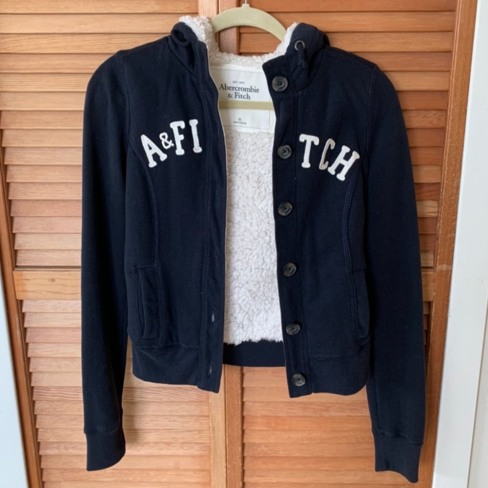 Abercrombie and Fitch Sheepskin Fur Jacket